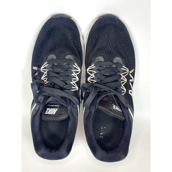 Nike Women's Zoom Winflo 3 Size 9.5 Black White Running Training Athleisure Gym - Picture 9 of 11